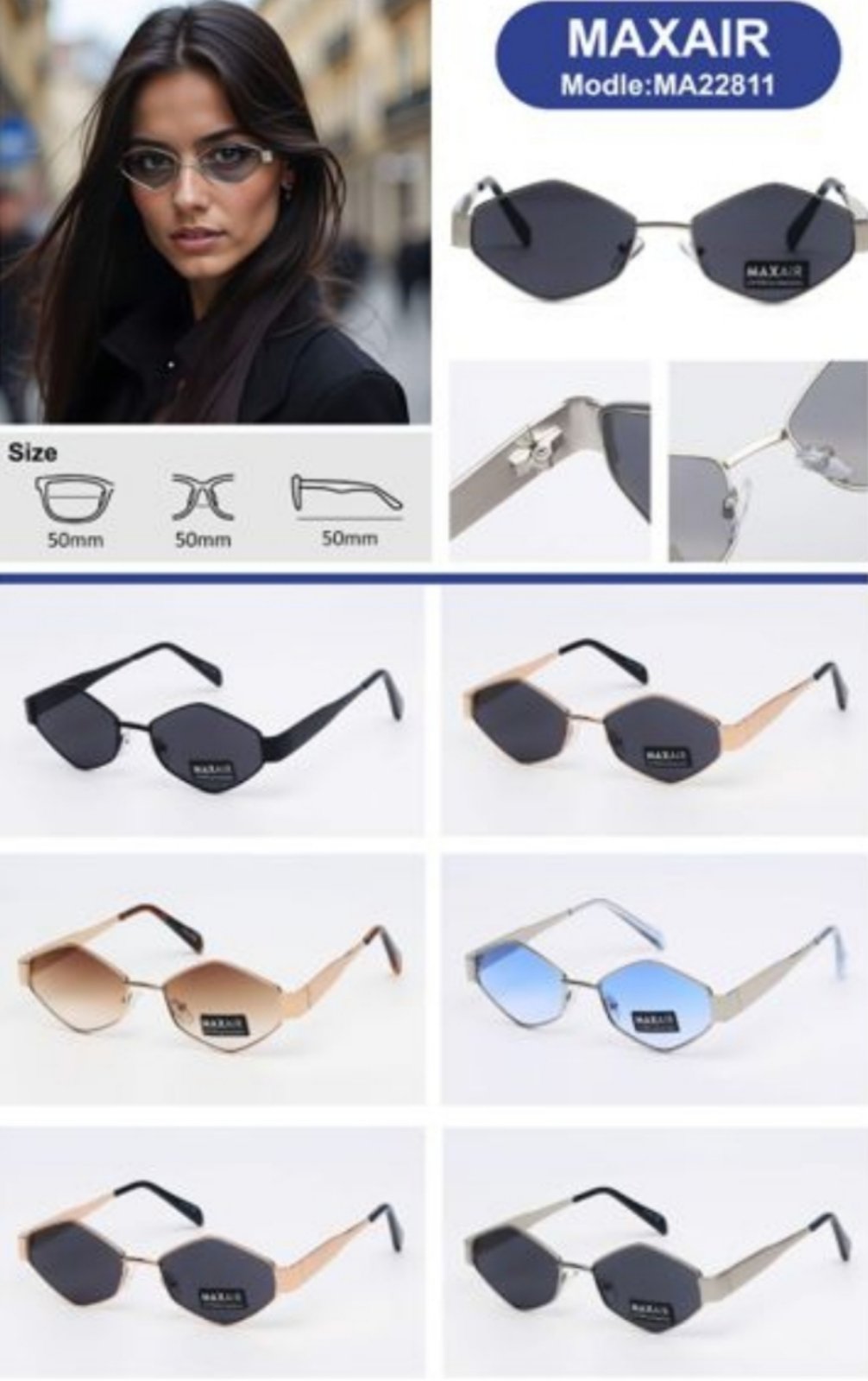 Unisex Γυαλιά Ηλίου Gagila MAXAIR 22811
