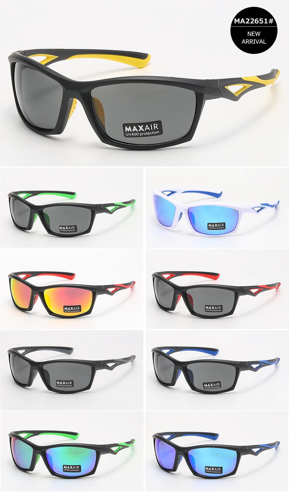 Ανδρικά Γυαλιά Ηλίου Everly MAXAIR 22651