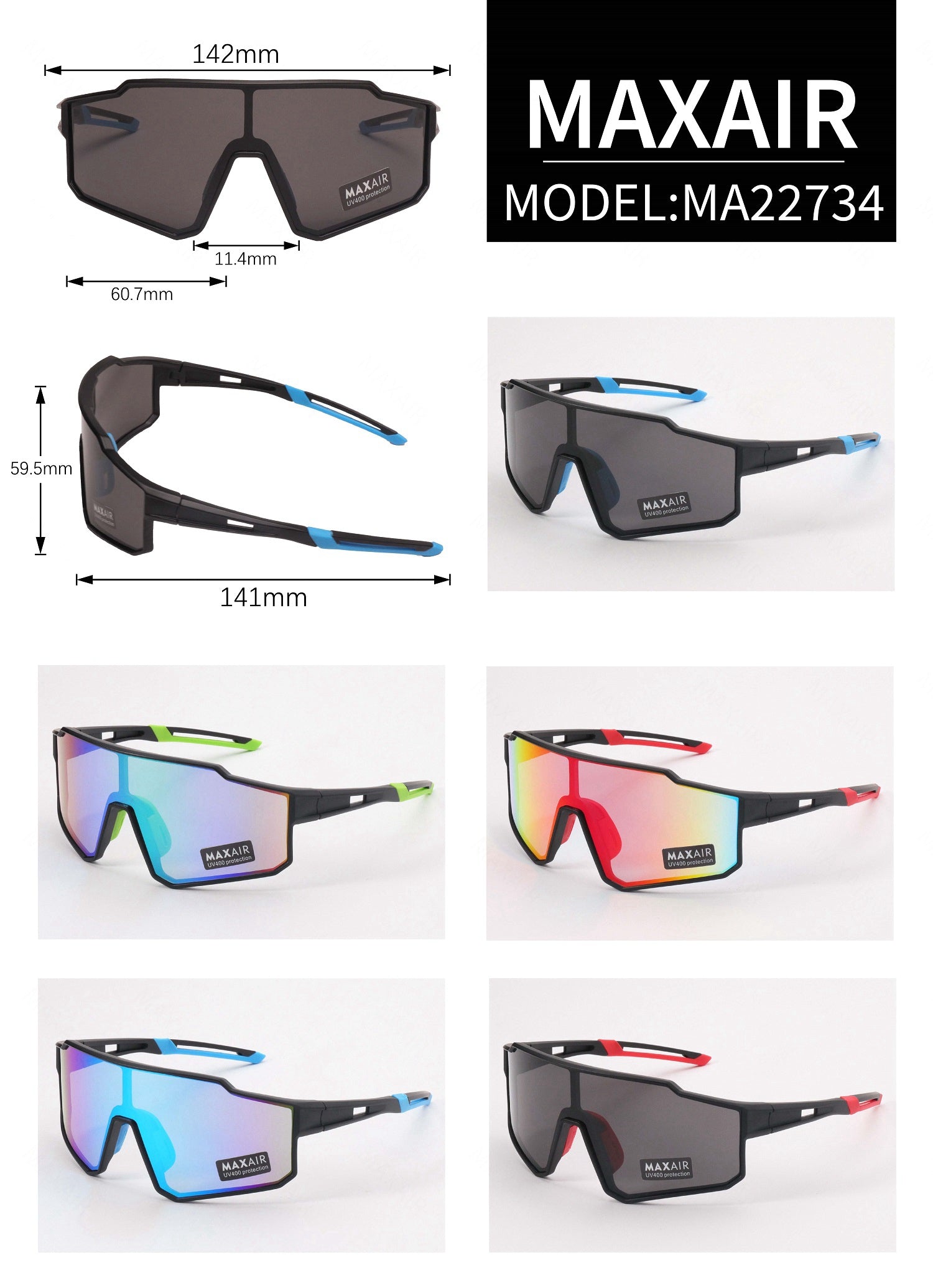 Unisex Γυαλιά Ηλίου Autumn MAXAIR 22734