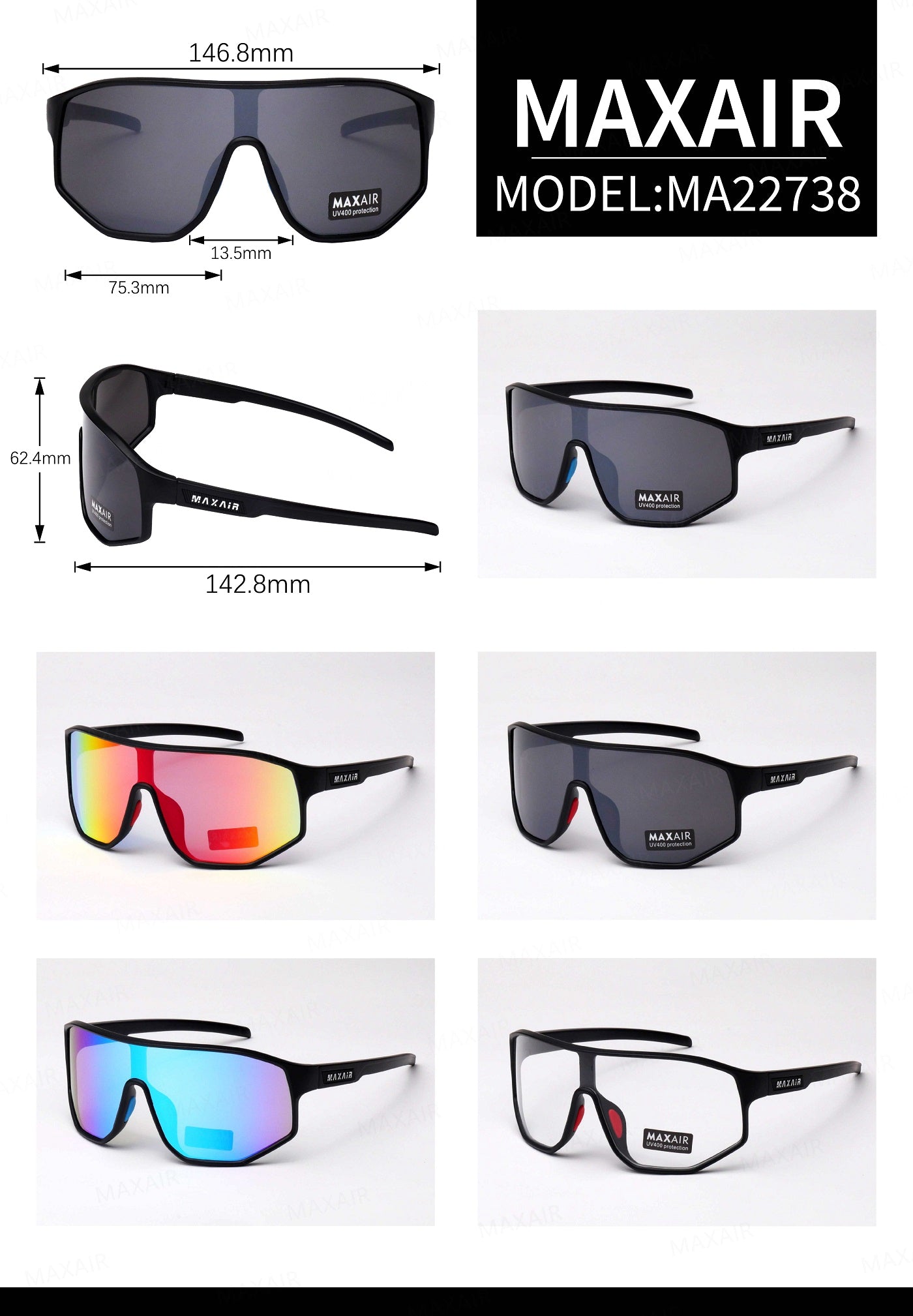 Unisex Γυαλιά Ηλίου Natalie MAXAIR 22738