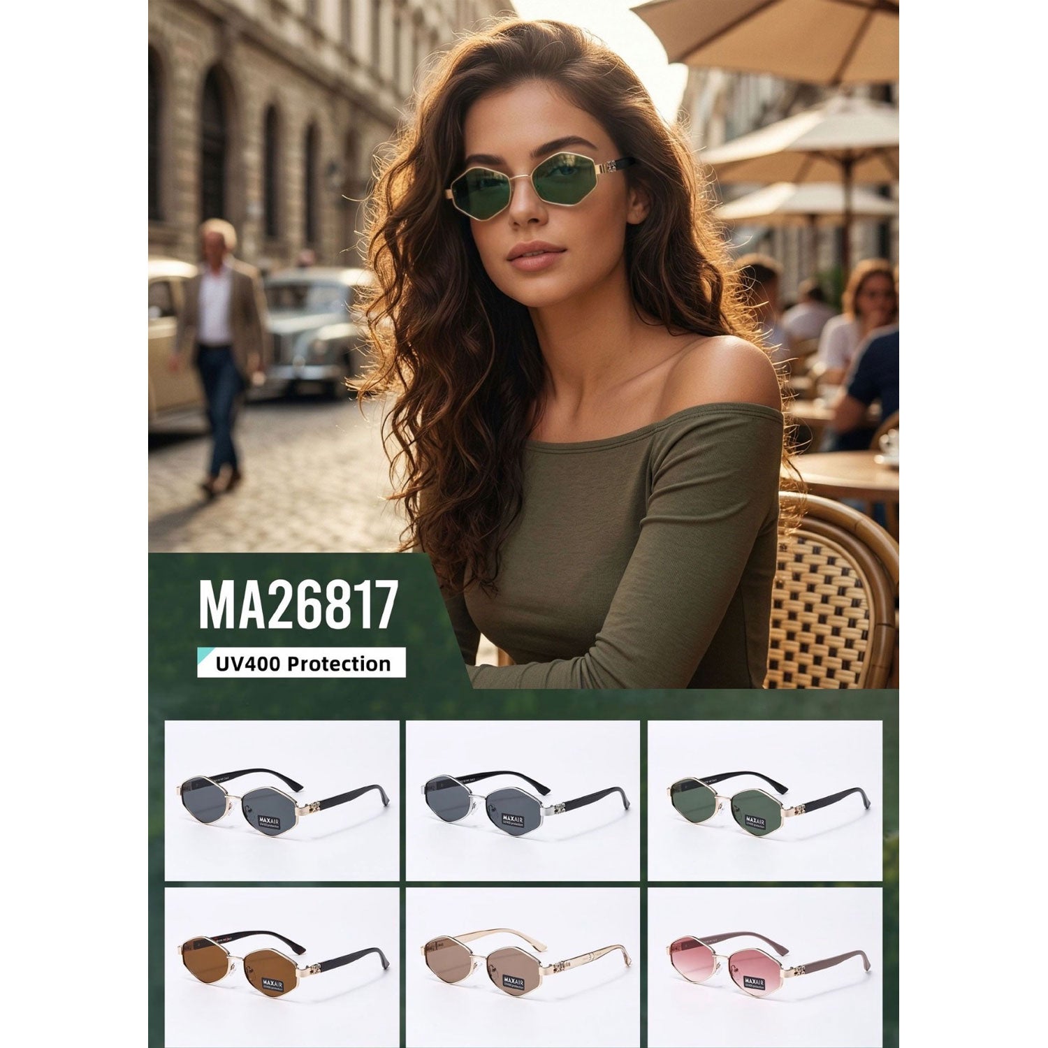 Γυναικεία Γυαλιά Ηλίου Lunita MAXAIR MA26817