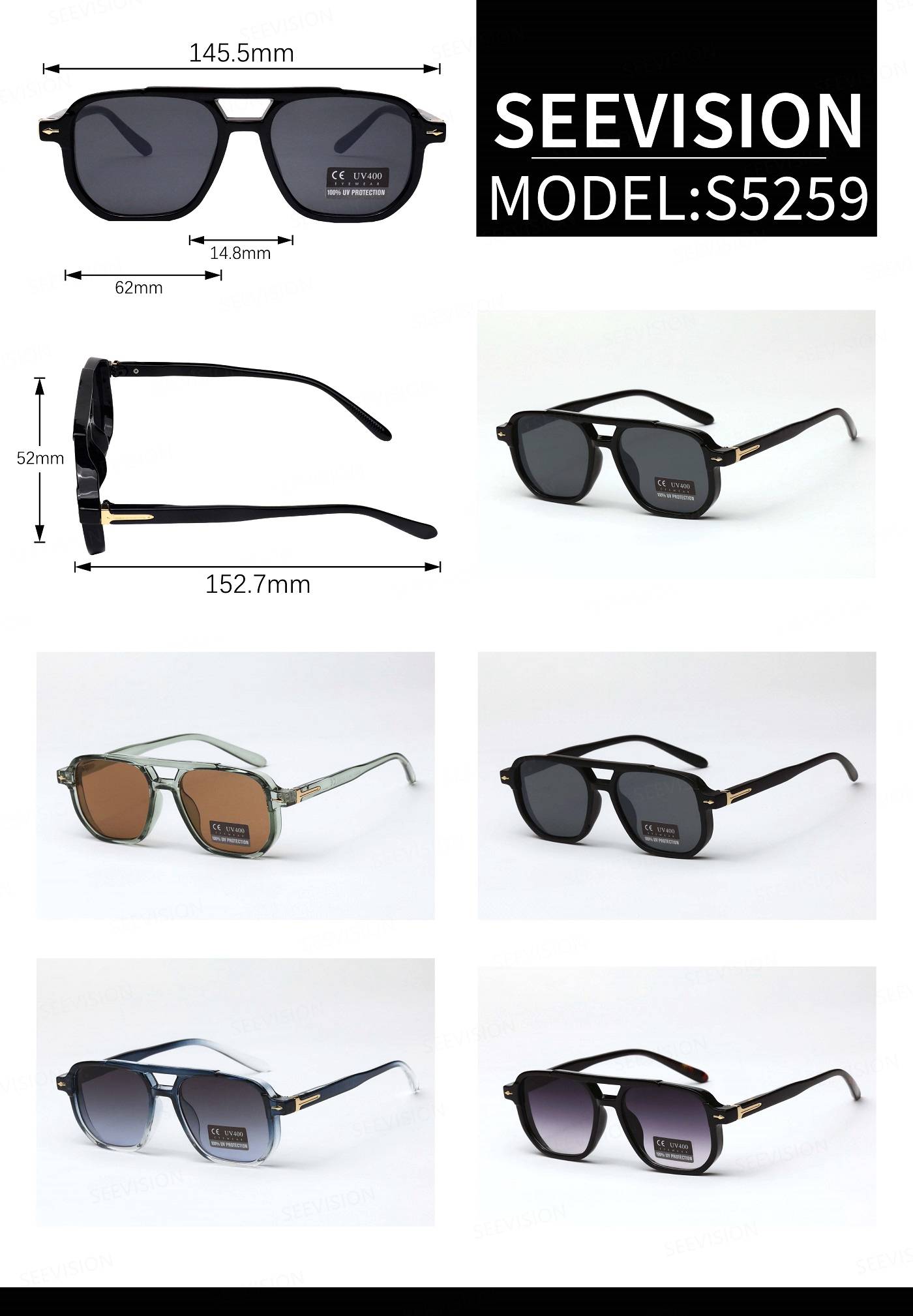 Unisex Γυαλιά Ηλίου Jake S5259