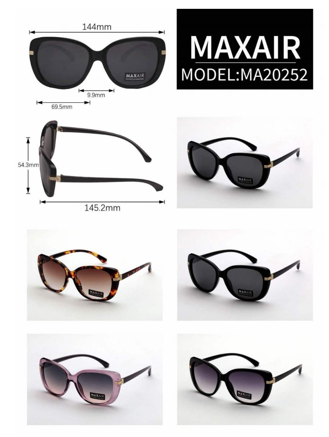 Γυναικεία Γυαλιά Ηλίου Krystil MAXAIR 20252