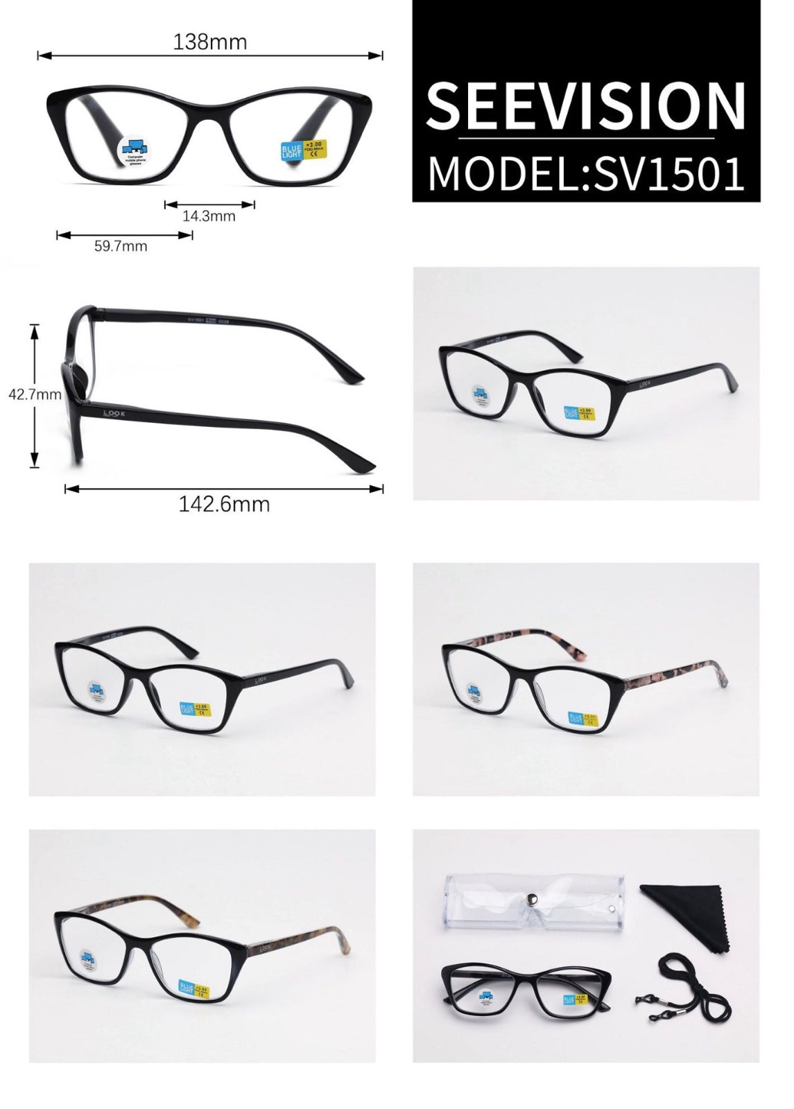 Γυαλιά Πρεσβυωπίας Με Blue Light Amel SV1501LG