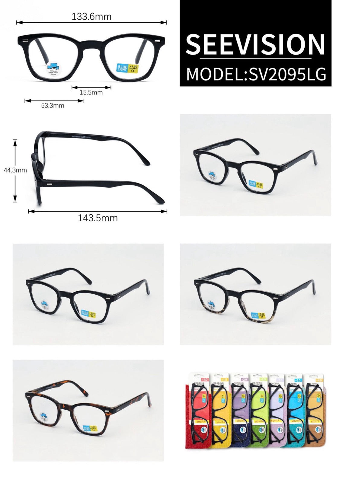 Γυαλιά Πρεσβυωπίας Με Blue Light Amel SV2095LG