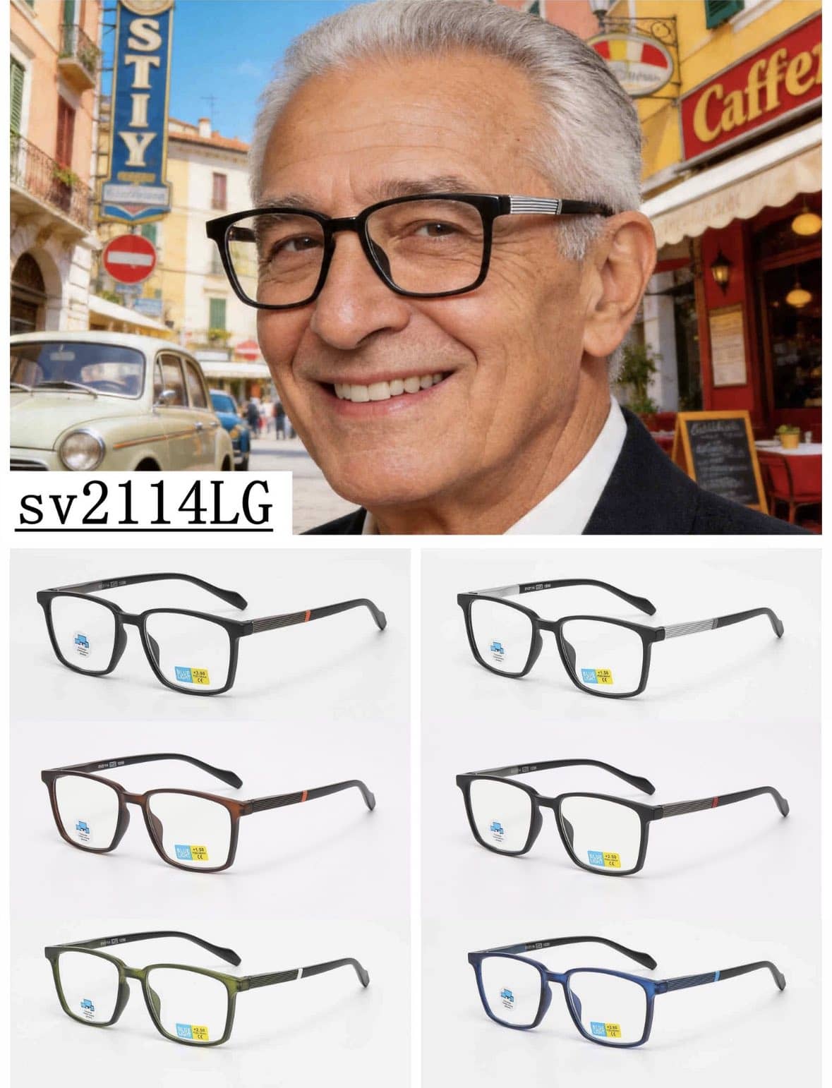 Γυαλιά Πρεσβυωπίας Με Blue Light Tacey SV2114LG
